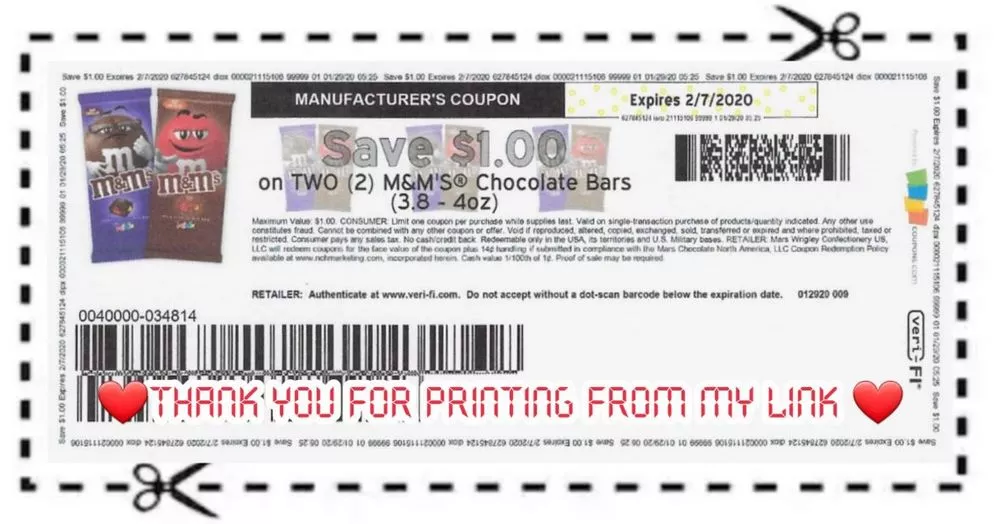 Tips For Using M&M's Coupons